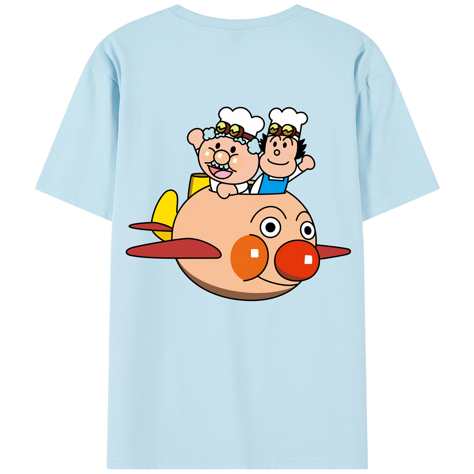 （画像用） アンパンマン Anpanman 綿100％半袖Tシャツ（背面プリント）